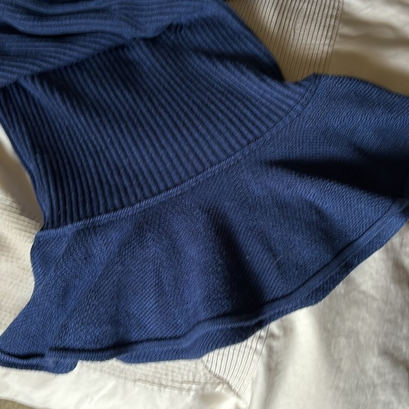 Tory Burch Ramona Merino Wool Peplum Sweater XS - Picture 10 of 13